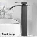 🚿 Waterfall Bathroom Faucet – Stylish & Functional! 🖤✨