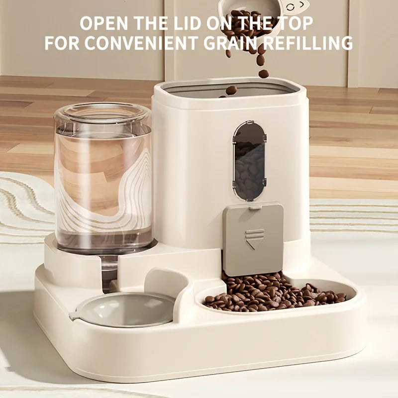 Cat Food & Water Dispenser – Automatic & Convenient! 🥣💧