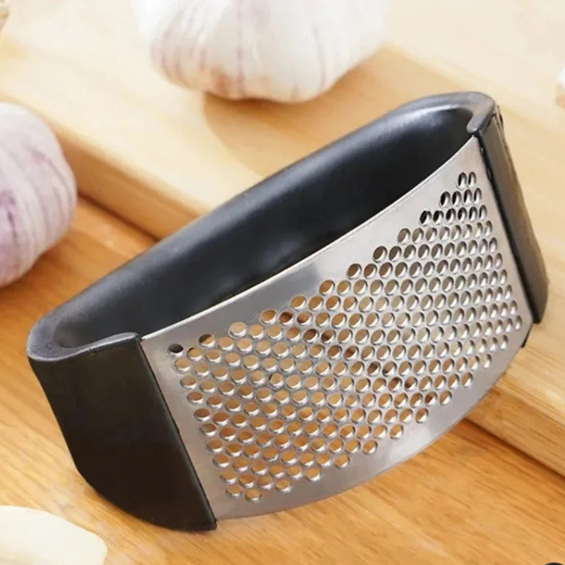 Garlic Press – stainless steel, manual crusher