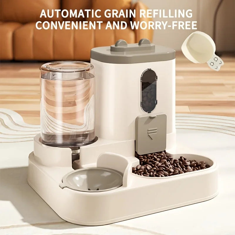 Cat Food & Water Dispenser – Automatic & Convenient! 🥣💧