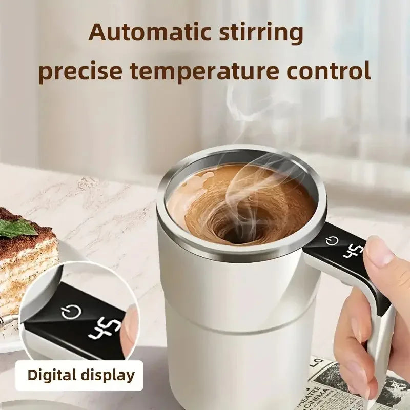 380ML Electric Coffee Self Mixing Mug IP67 Waterproof Coffee