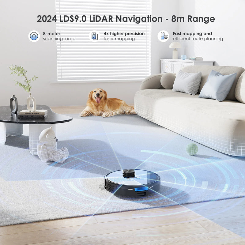 Lubluelu SL60 Plus Robot Vacuum Self Emptying