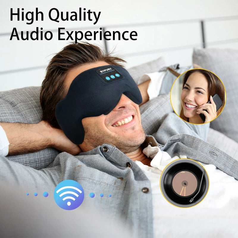 Sleeping Mask With Bluetooth 5.3 Headphones For Sleeping