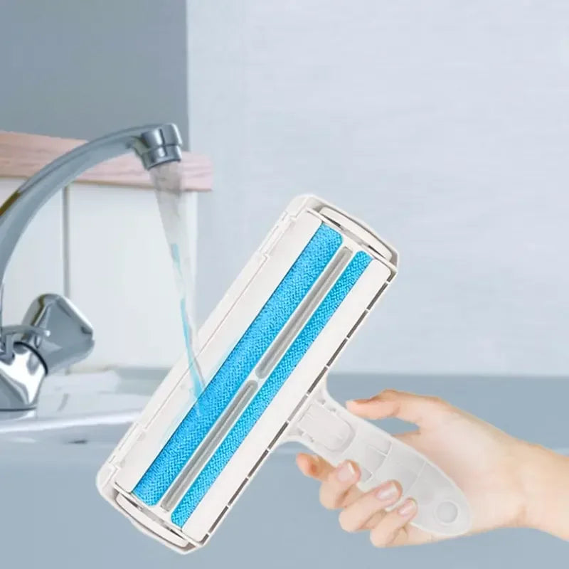 One Hand Operate Way Pet Hair Remover Roller Removing Dog Cat Self