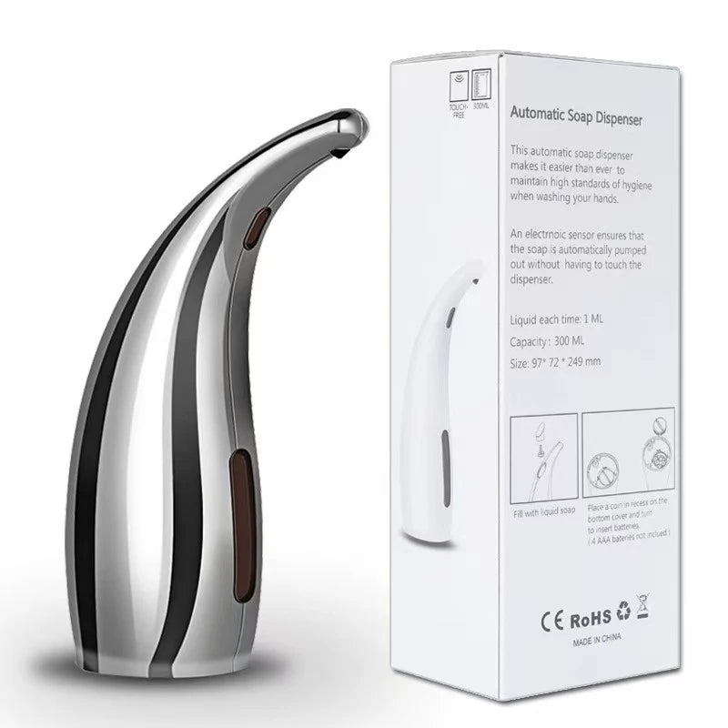 🧼 Automatic Soap Dispenser – 300ML Touchless & Smart! ✨