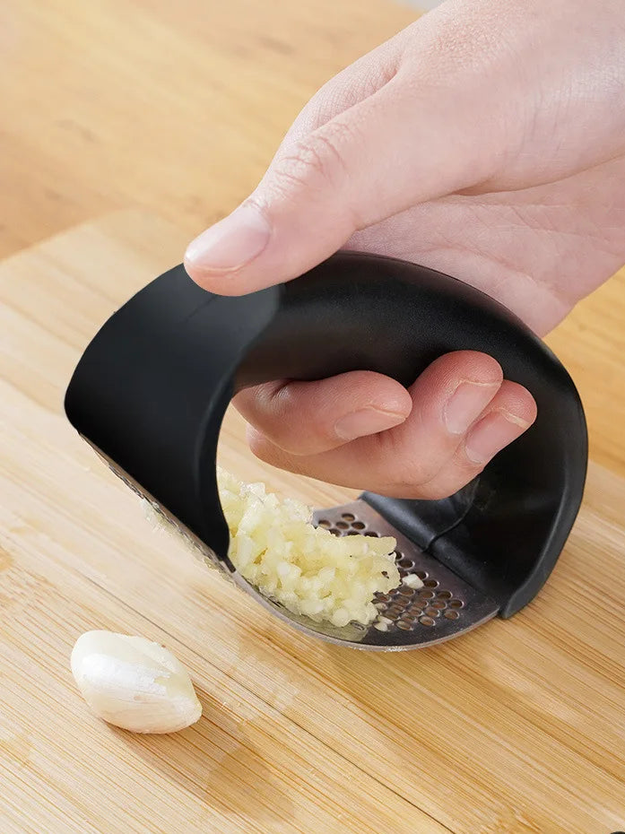 Garlic Press – stainless steel, manual crusher