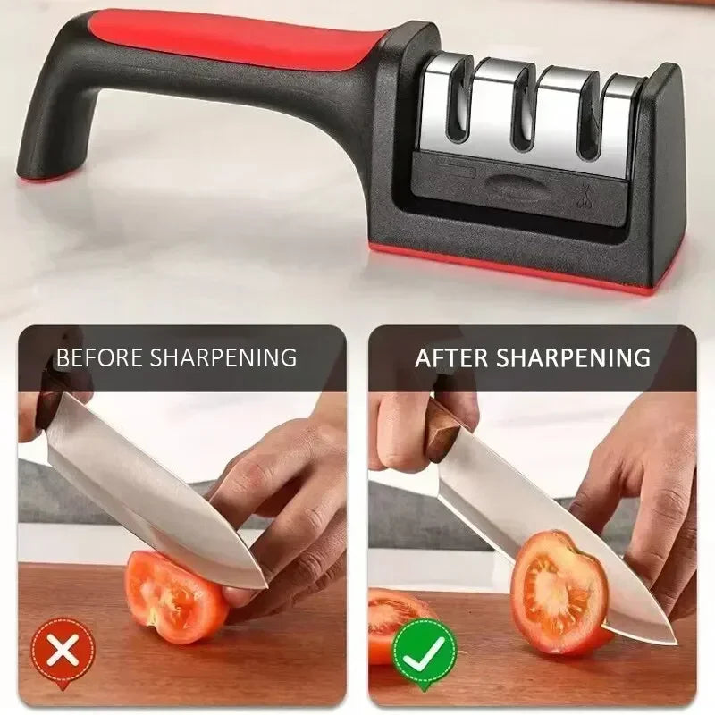 🔪 3-Segment Knife Sharpener – Easy & Effective! ✨