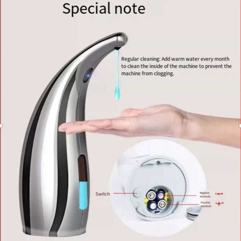 🧼 Automatic Soap Dispenser – 300ML Touchless & Smart! ✨