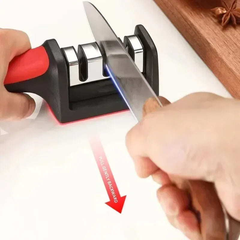 🔪 3-Segment Knife Sharpener – Easy & Effective! ✨