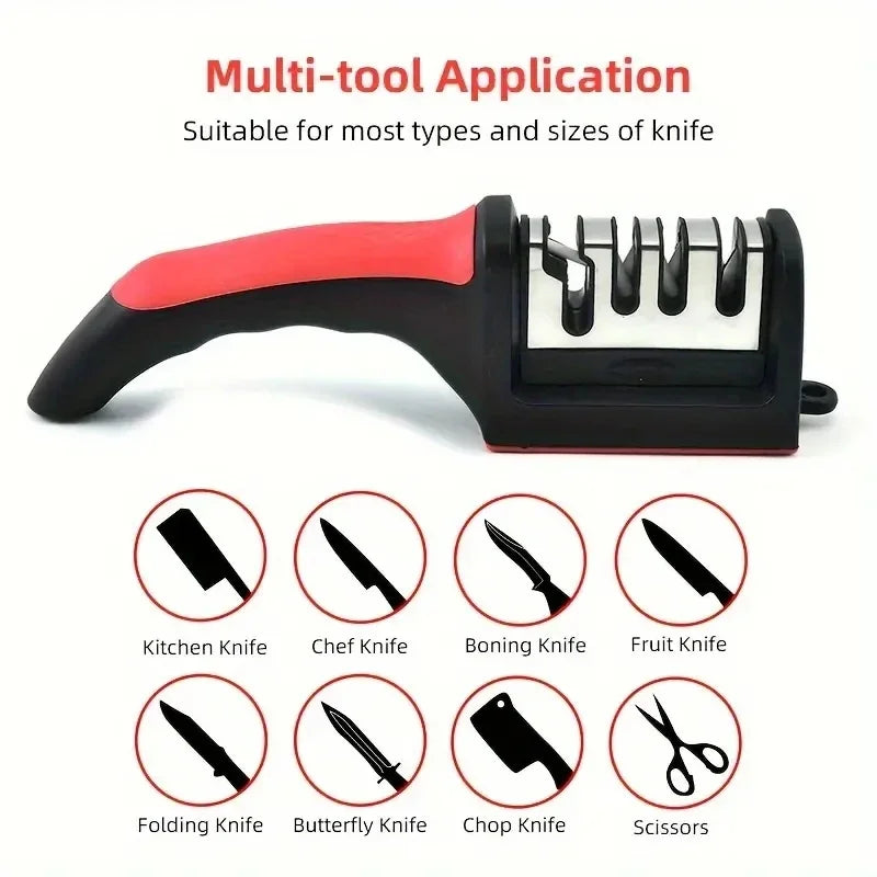 🔪 3-Segment Knife Sharpener – Easy & Effective! ✨