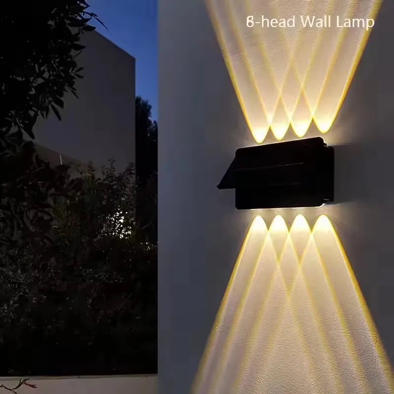 Outdoor Solar Wall Light IP65 Waterproof LED Solar
