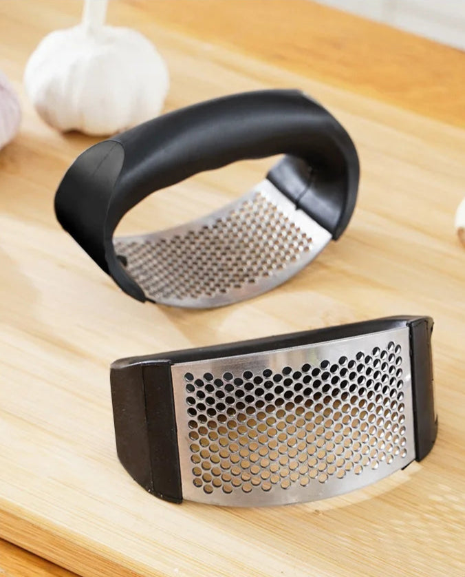 Garlic Press – stainless steel, manual crusher