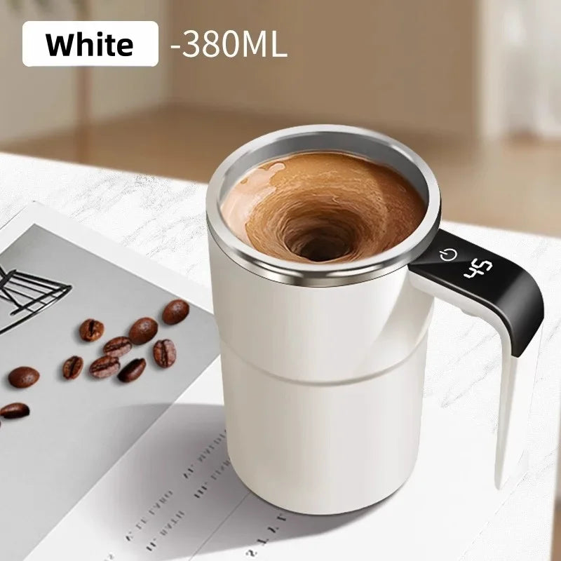 380ML Electric Coffee Self Mixing Mug IP67 Waterproof Coffee