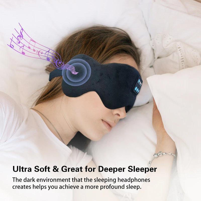Sleeping Mask With Bluetooth 5.3 Headphones For Sleeping