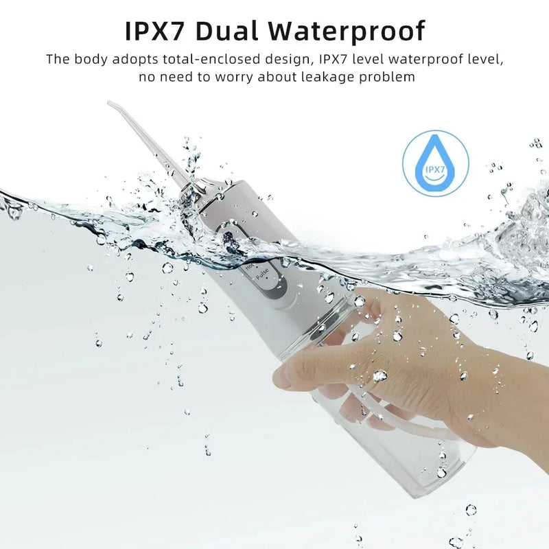 😁 Portable Electric Water Flosser – Clean Teeth Anywhere! 💦✨