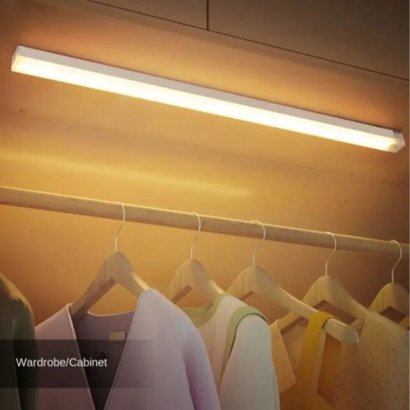 💡 USB Rechargeable LED Light with Motion Sensor – For Cabinets, Closets & More! 🚶‍♂️✨
