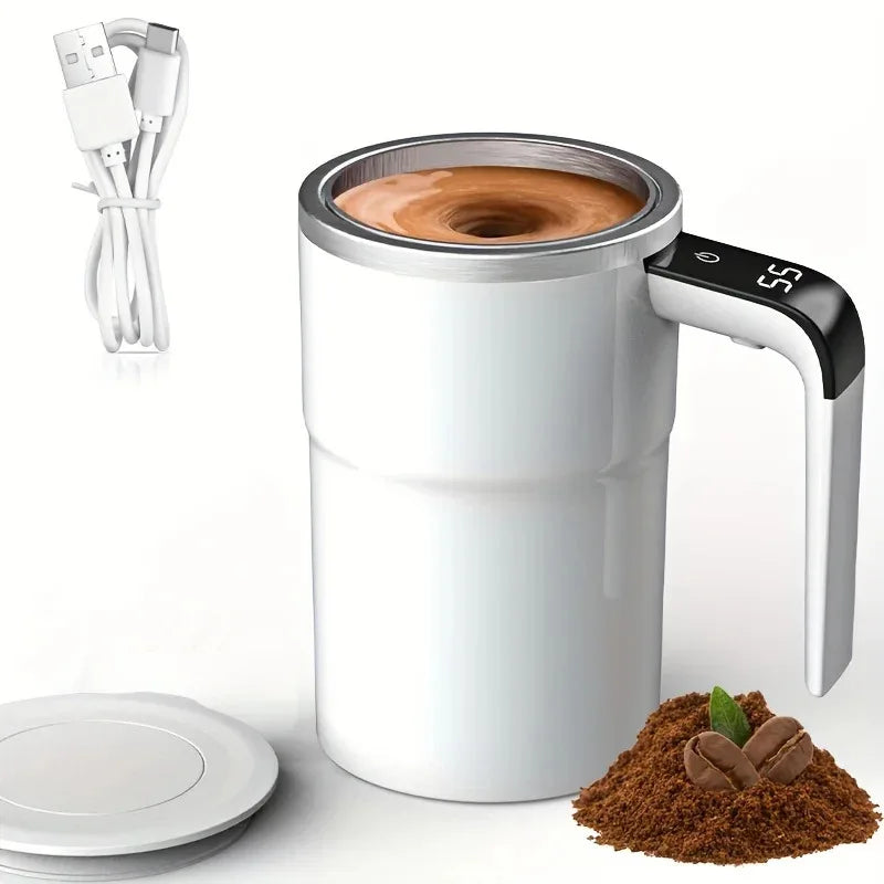 380ML Electric Coffee Self Mixing Mug IP67 Waterproof Coffee