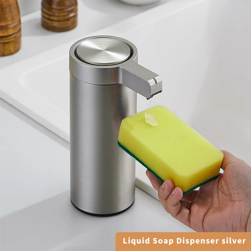 🧼✨ Automatic Soap Dispenser – Touchless & Smart (Stainless Steel)