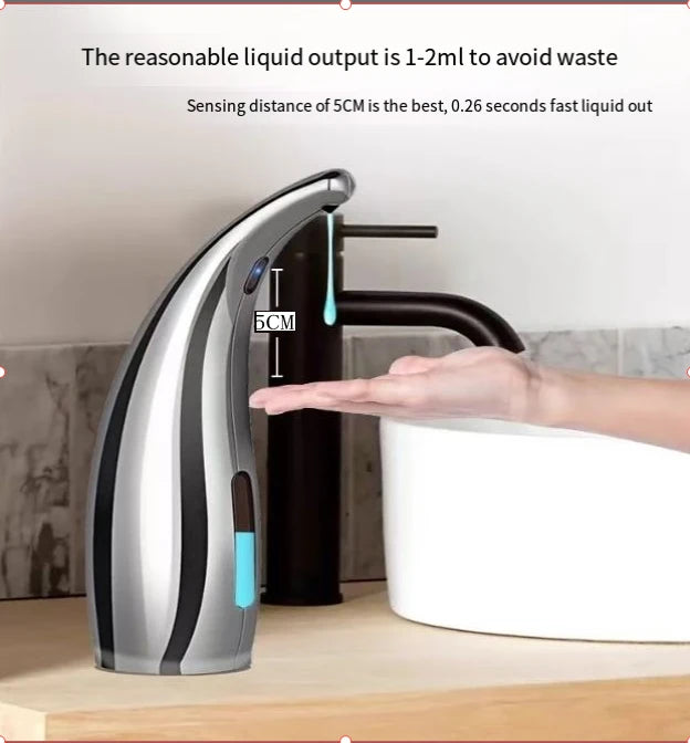 🧼 Automatic Soap Dispenser – 300ML Touchless & Smart! ✨