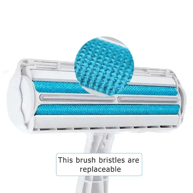 One Hand Operate Way Pet Hair Remover Roller Removing Dog Cat Self